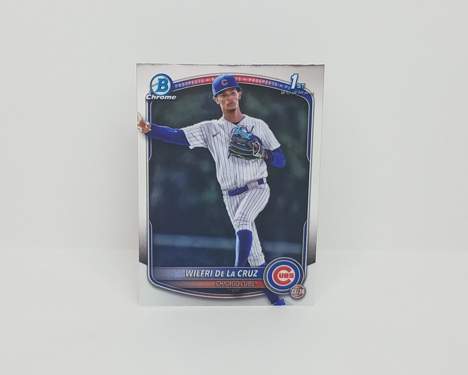 2025 Bowman Chrome #BCP-209 Wilfri De La Cruz, Cubs (1stBC) - Prospects Card
