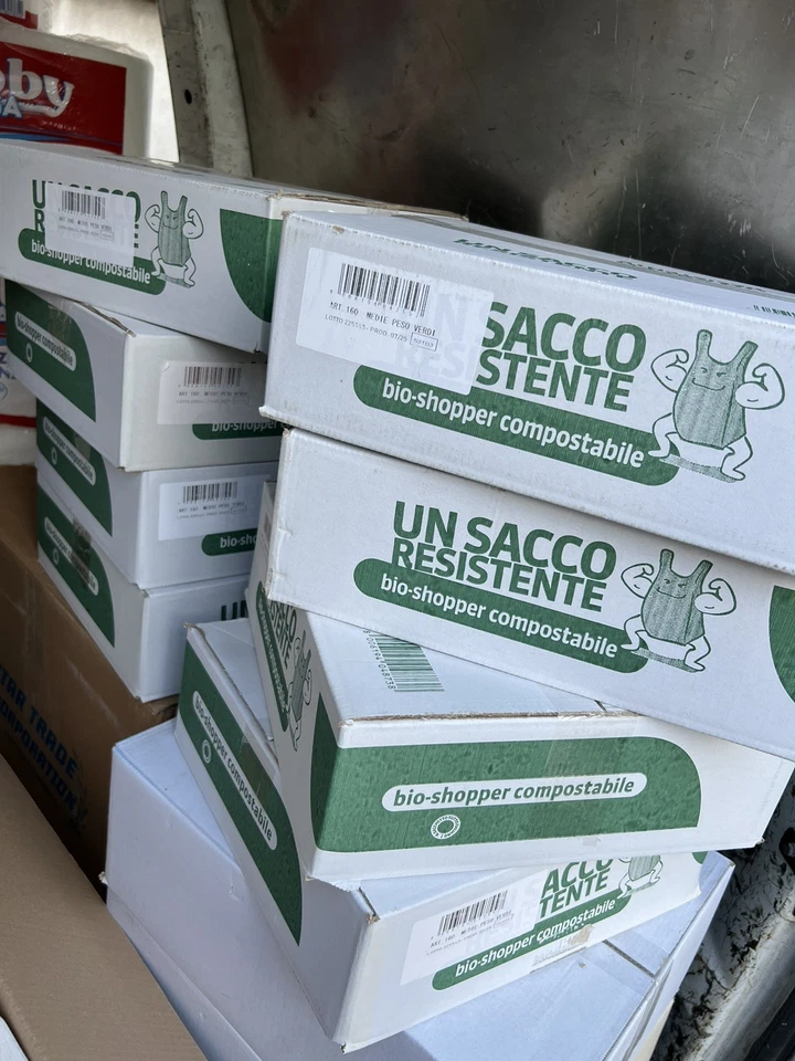 shopper Compostabili e Biodegradabili – Resistenti ed Ecosostenibili 4 Kg - Immagine 2 di 2