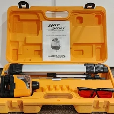JOHNSON Hot Shot Level and Tool - Rotary Laser Level Kit 40-0917