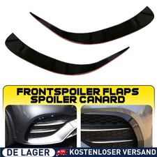 2x Schwarz Front Flosse Aero Flaps Canard für Mercedes GLE W167 , GLE Coupé C167 2x Schwarz Front Flosse Aero Flaps Canard für Mercedes GLE W167 , GLE Coupé C167