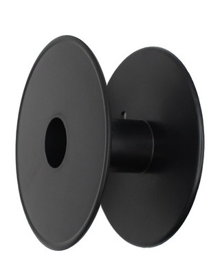 Versatile Black Plastic Empty Spools for Sewing Embroidery Wire Cord Crafts a...