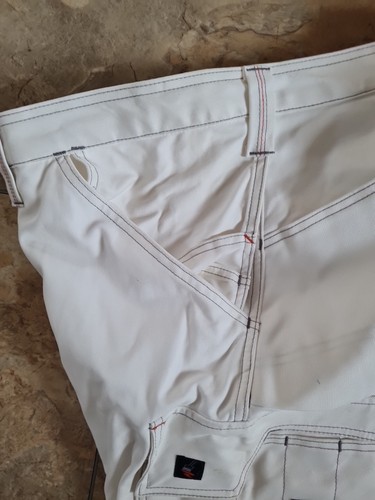 Piratenhose 7/8 Snickers Paintcrew mit Holstertaschen Gr.50 weiß wie neu - Bild 6 von 13