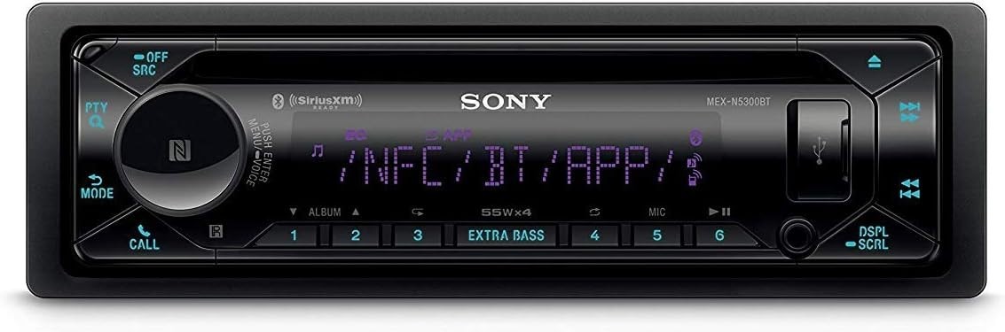 Single Din Radio With Bluetooth, Cd Player