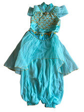 Disney Store 2 Pc Jasmine Deluxe Dress up / Halloween Costume Girls 7/8