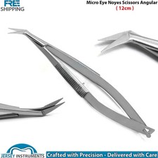 Micro Eye Noyes Scissor Angular Dental Surgical Fine Precision Cutting Tool New