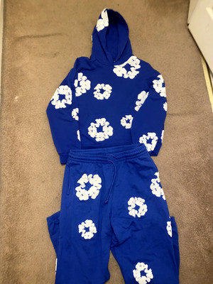 Denim Tears Royal Blue Sweatsuit (Large) - Buy as Set or Individually