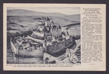 Vintage postcard Schloss Sonnenberg 1480 view Wiesbaden Hesse Germany