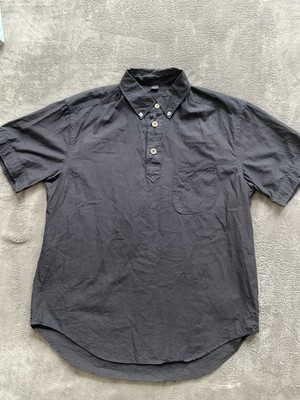 45R 半袖シャツ 45R 45RPM Short Sleeve Shirt Men's Size Medium Dark Blue Cotton