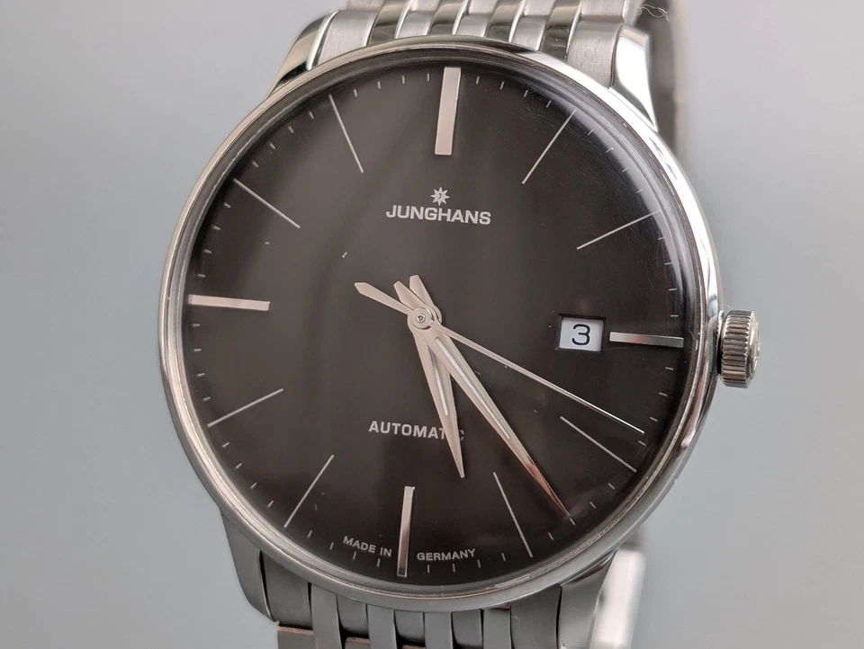 Junghans Meister 027/4511 Fecha Reloj Automático Hombre Vintage 38mm - Imagen 4 de 4