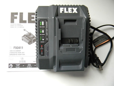 NEW Genuine FLEX FX0411 24V 24Volt 160W Fast Rapid Quick Battery Charger