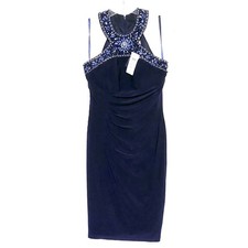 Cache Formal Beaded Jeweled Bodycon Maxi Dress Ball Gown 2 Prom Gala Glam NWT