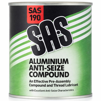 SAS Aluminium Anti-Seize Compound 500g Dose - Hochtemperatur, Kupferfrei (1100°C)
