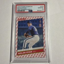 2020 Donruss Nolan Ryan One Hundred Emoji /100 PSA 10