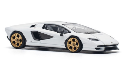 LAMBORGHINI Countach LPI 800-4  - white - Pop Race 1:64
