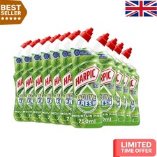 Essential Oil Infused Toilet Cleaner Gel - Kills 99.9% of Bacteria, 12x750ml 3.22 per litre