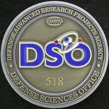 DARPA Sciences Office DSO Serialized Challenge Coin
