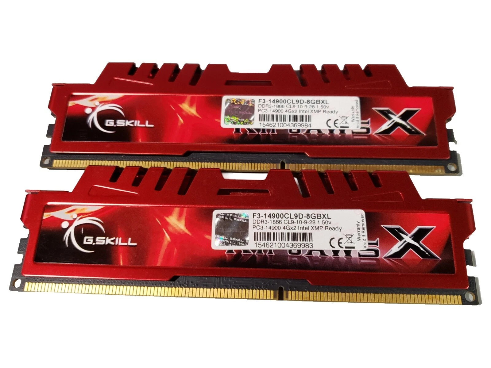 Общая емкость памяти (ОЗУ) G. SKILL DDR3 SDRAM 8 ГБ