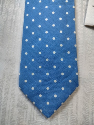 Borrelli Napoli 100% Linen Tie Necktie Made In Italy Classic With Tag