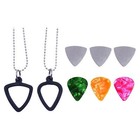 Guitar Pick Holder Guitar Picks Storage Necklace for Ukulele Musicians Gifts