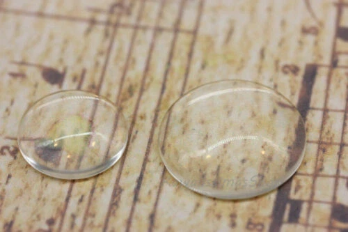 Perline sfuse di vetro trasparente