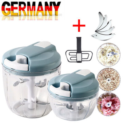 1x Zerkleinerer Multi Gemüseschneider Universal Obst Fleisch Nüsse Zwiebelhacker