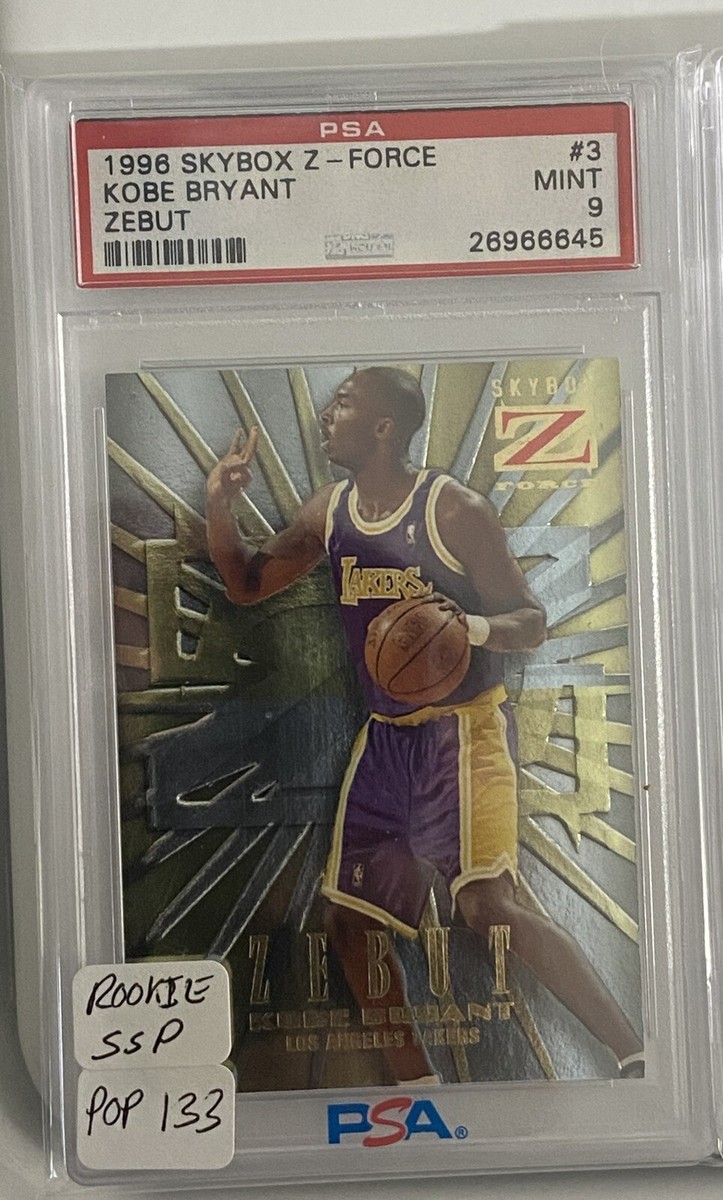 nbaカードkobe bryant 96年skybox zebut