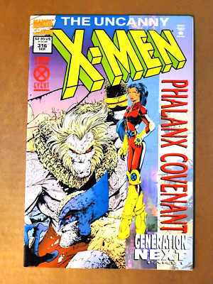 Uncanny X-Men 316B Deluxe Holofoil Variant Phalanx Covenant High-Grade Marvel