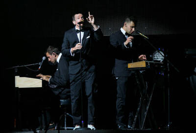 Andrew Dost Nate Ruess and Jack Antonoff of fun at the Meadow Broo- Old Photo 2