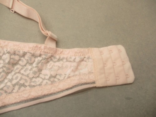 38D AUDEN Damen rosa Spitze gefüttert Bügel Rückenverschluss verstellbar Halb BH 10D - Bild 4 von 8