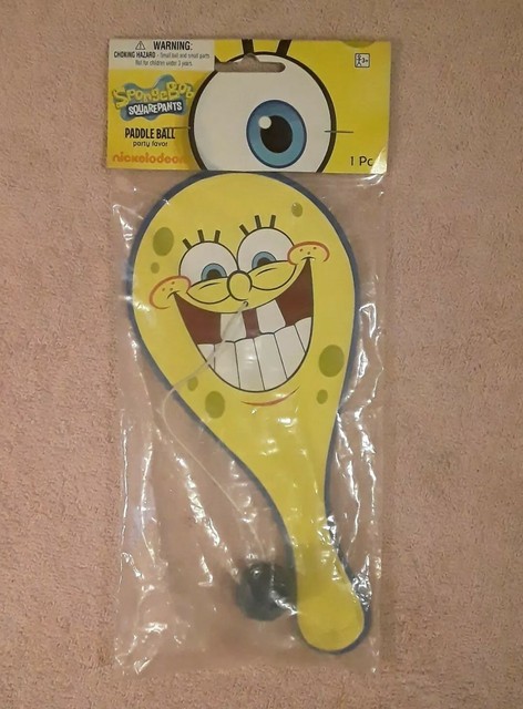 spongebob paddle ball