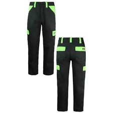 Dickies Everyday ED24/7 Mens Black/Lime Work Wear Trousers