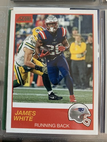 2 James White football cards - Picture 2 of 2