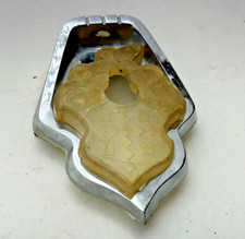 1953 Packard Trunk Emblem Chrome Bezel Rear Trim Molding Lens Cover