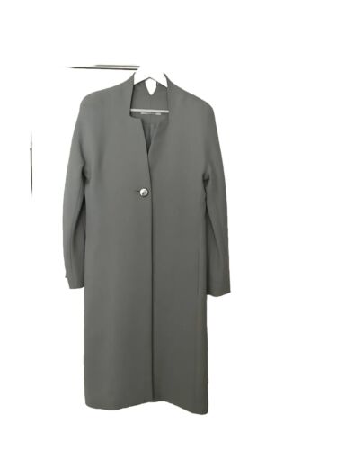 Carla Zampatti Long Formal Jacket, Grey, Size 10 - Picture 1 of 4