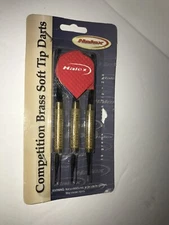 Halex Competition Brass Soft Tip Darts 16 Grams Nylon Tip Pack Of 3 Damaged Box