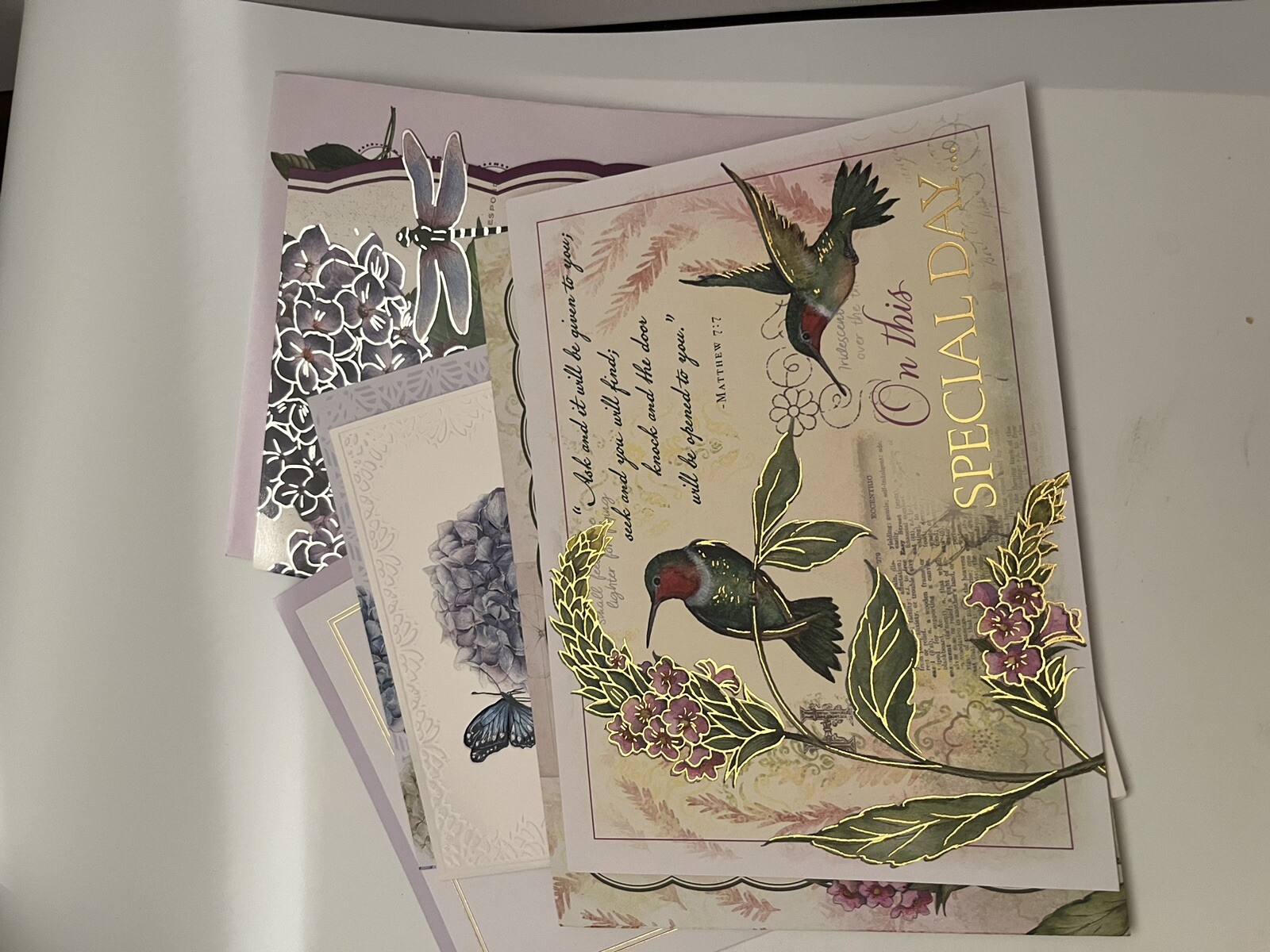 Lot Of 4 Thoughts And Inspirations Happy Birthday Cards Samantha