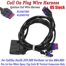 FOR CADILLAC DEVILLE DTS XLR NORTHSTAR COIL ON PLUG WIRE HARNESS 1ST GEN 2004-05