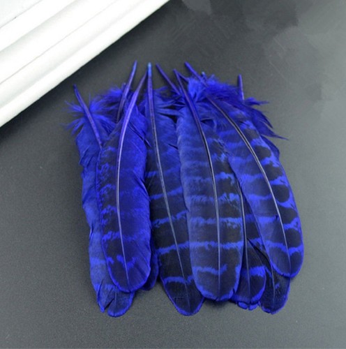 Pheasant Feathers 10-15cm Colour Fly Craft Hat Arts Decorations Wedding UK - Picture 22 of 22