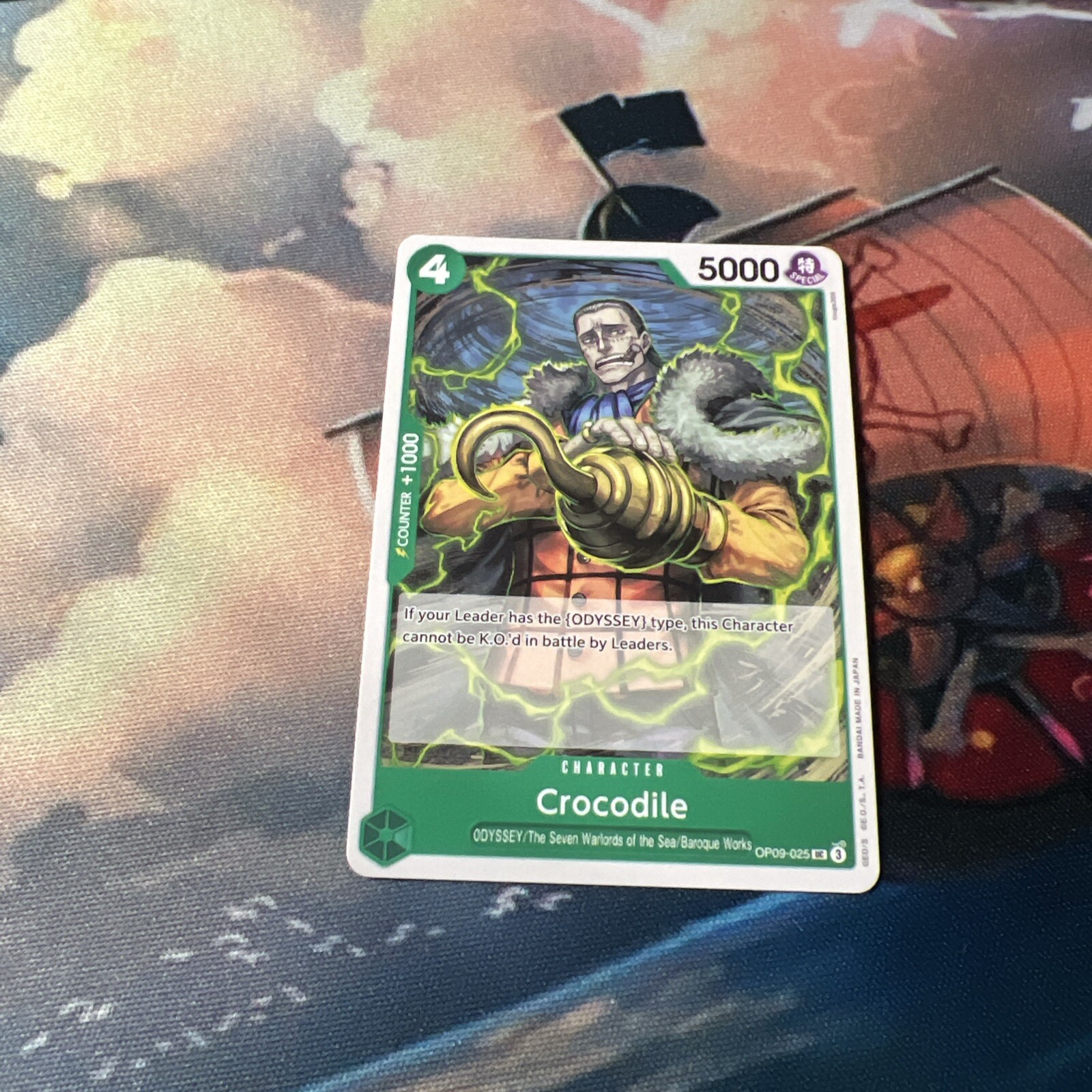 Crocodile OP09-025 Emperors in the New World ONE PIECE Card Game English