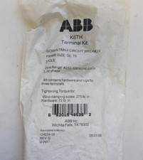 ABB P/N:K6TH TERMINAL KIT 3POLE FOR ISOMAX/TMAX CIRCUIT BREAKER