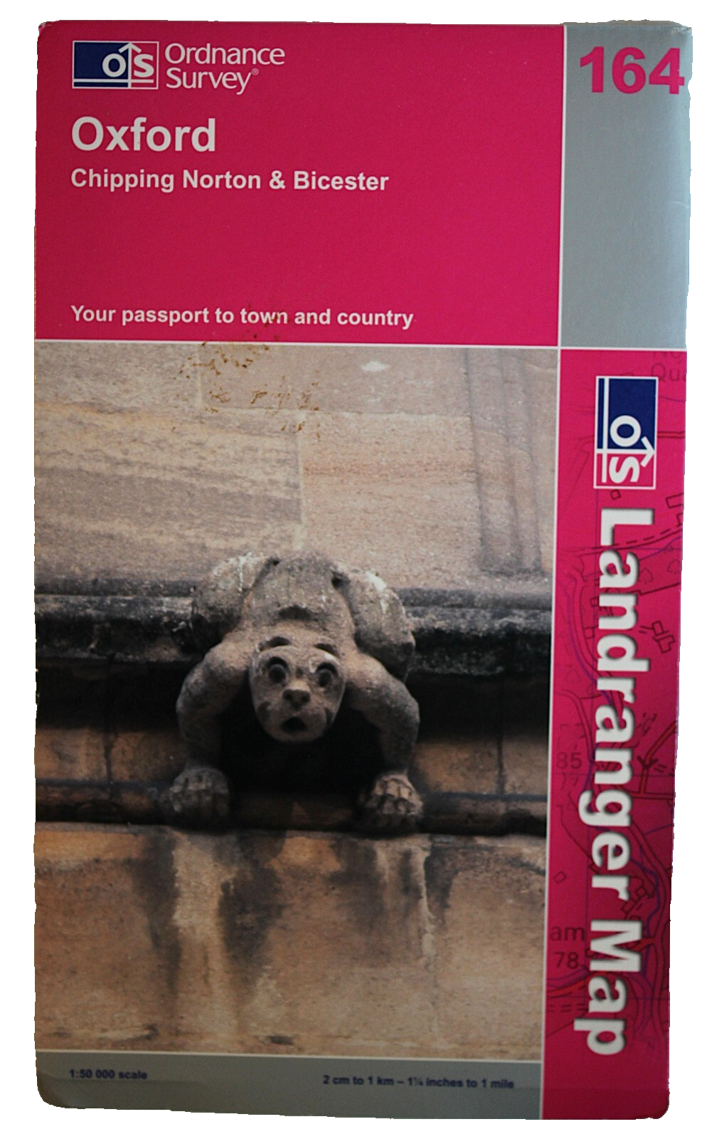 Ordnance Survey Landranger Map 164 Oxford Chipping Norton Bicester 5th issue