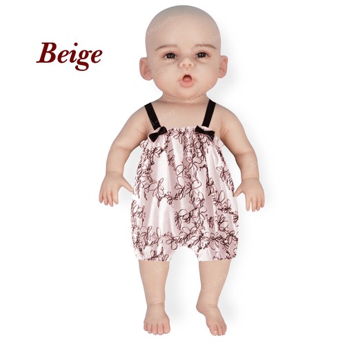 Anzi 18.5" Reborn Baby Dolls Full Silicone Baby Doll Gifts with Drink-Wet System - Picture 13 of 14