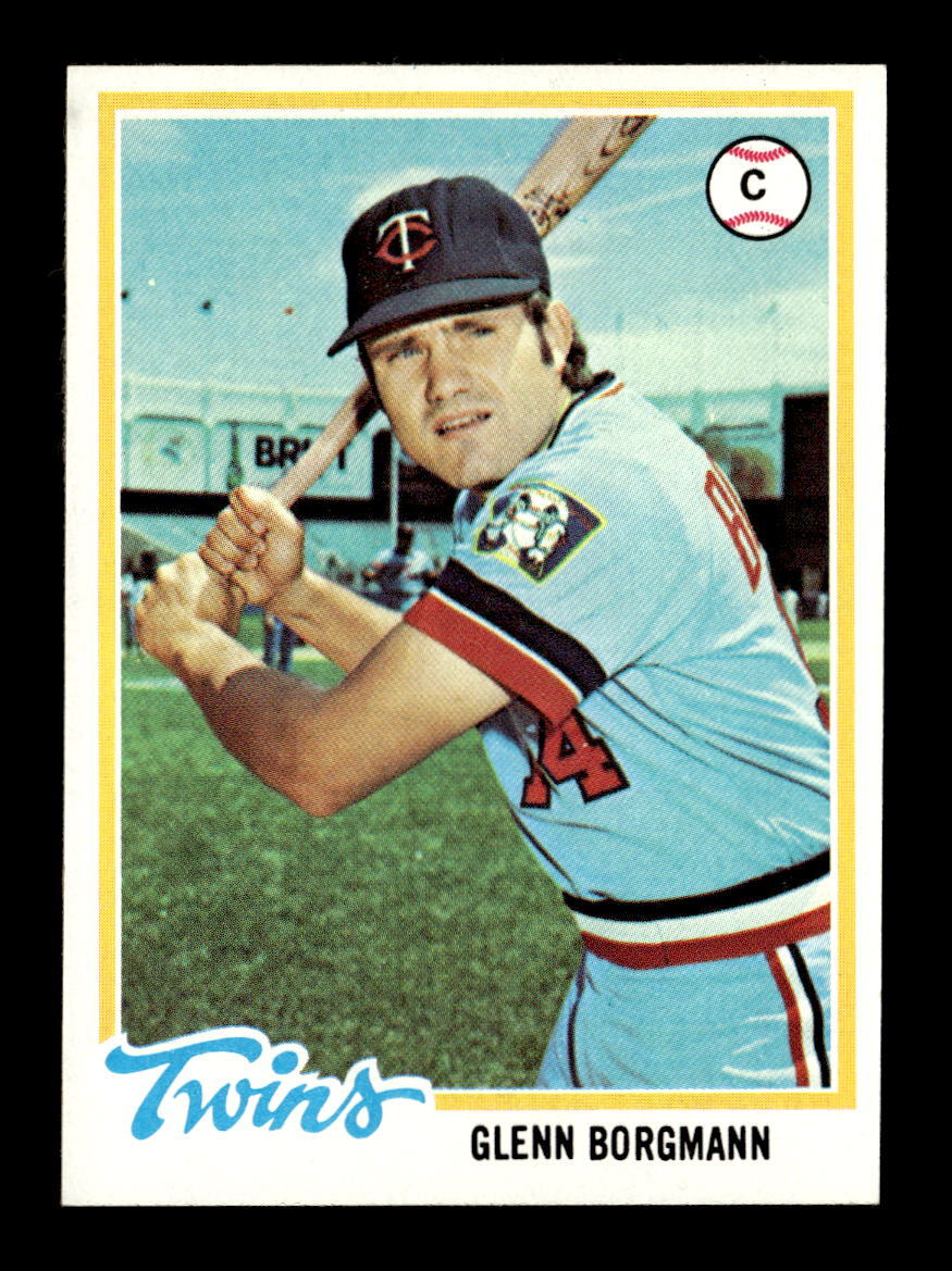 1978 Topps #307 Glenn Borgmann Minnesota Twins NM Baseball Card