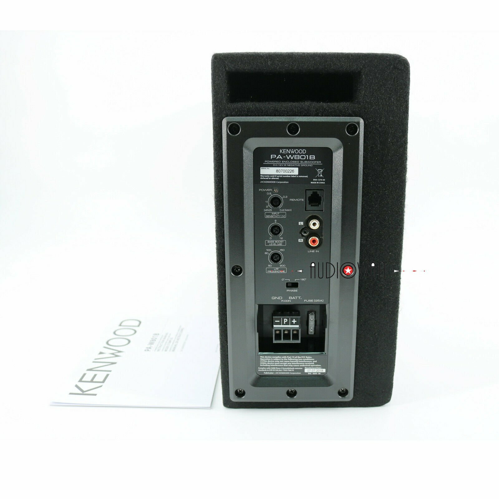 kenwood down firing sub