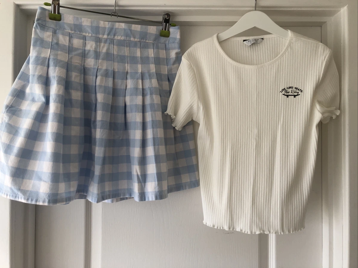 Girls skirt best sale and top set