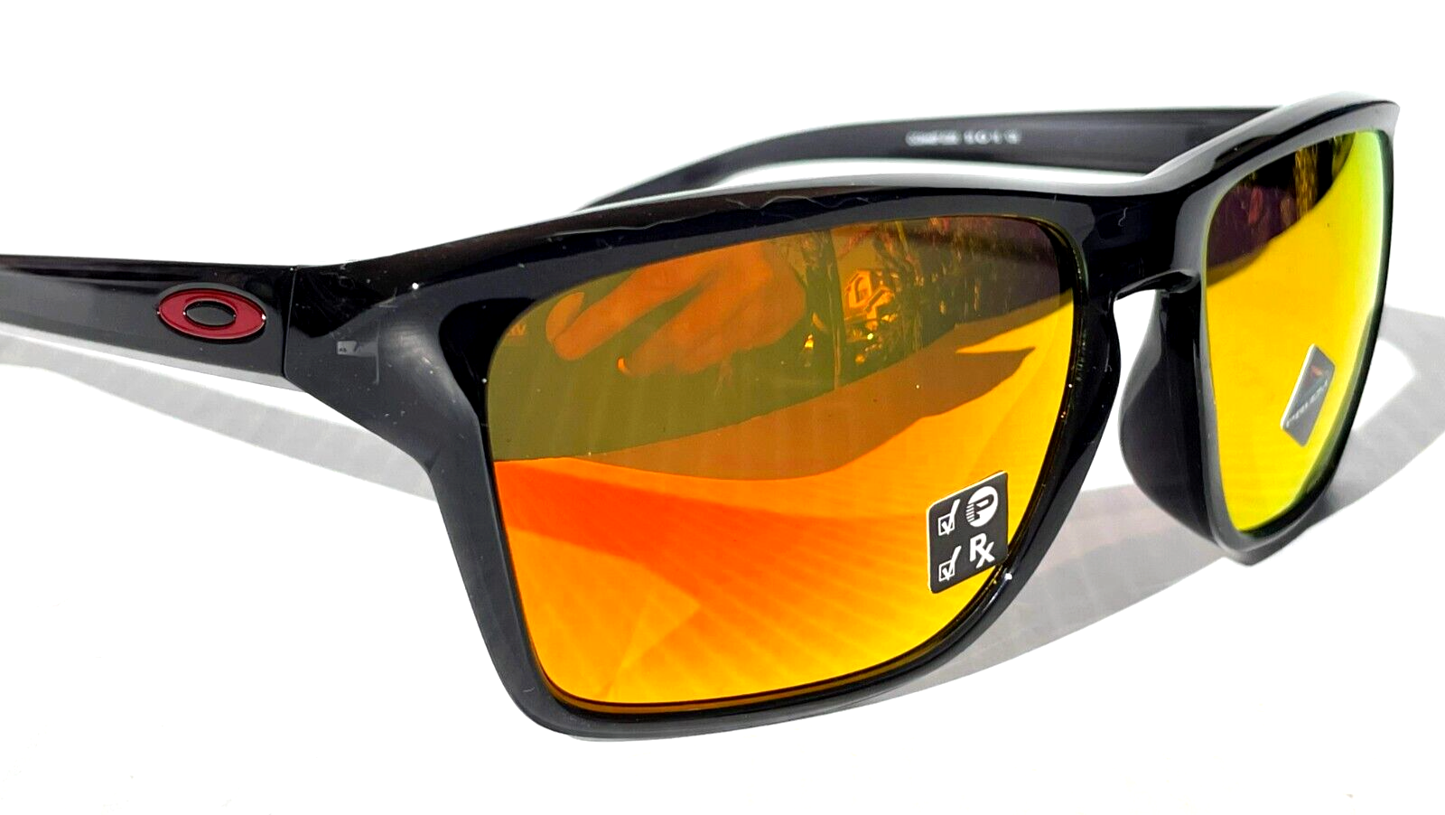 Sylas Prizm Ruby Polarized Lenses, Black Ink Frame Sunglasses