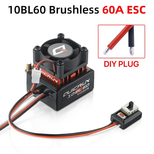 Hobbywing QUICRUN Sensored 120A/60A 2-3S Lipo Brushless ESC for 1/10 Car - Picture 13 of 21