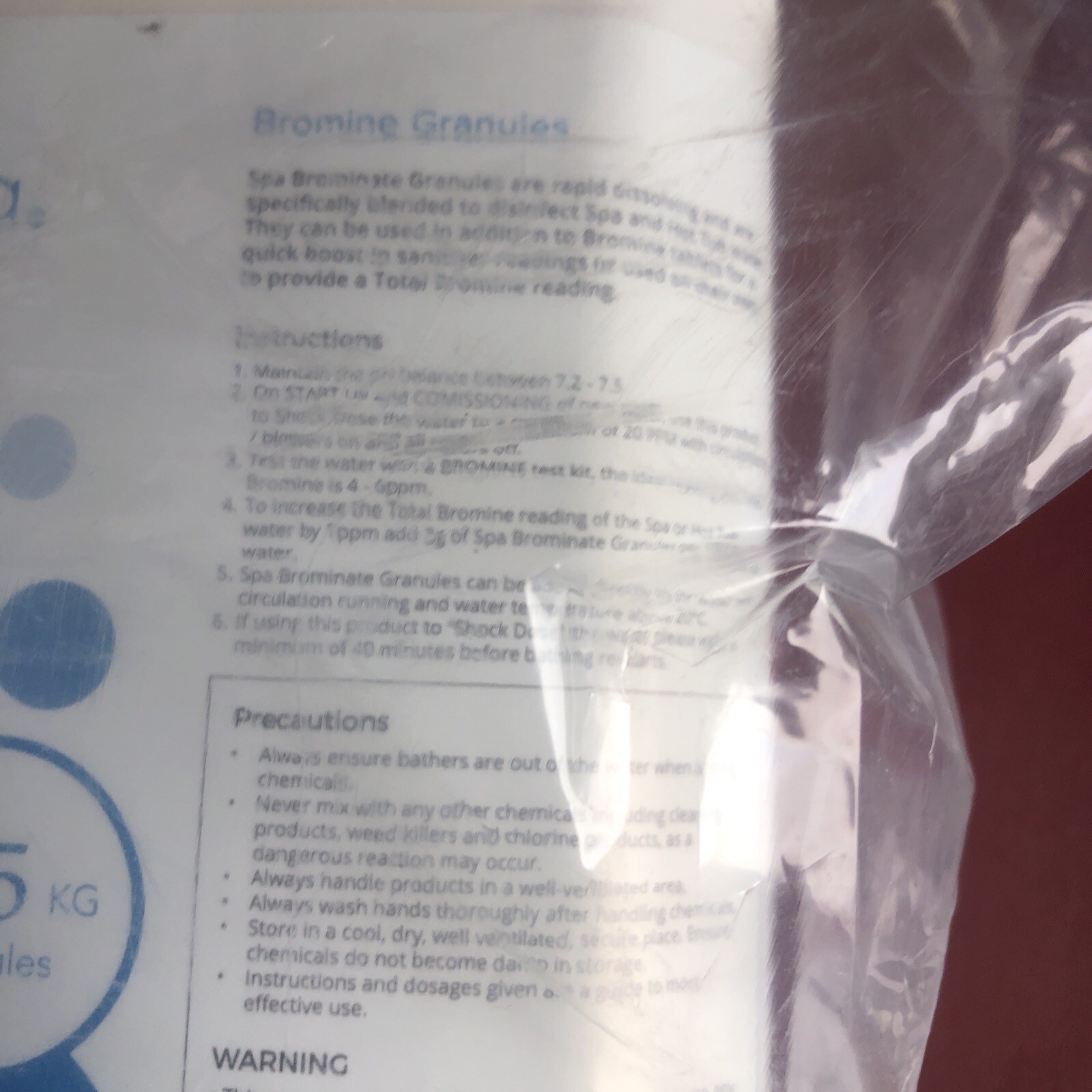 ClearSpa Bromine Granules 2.5kg Hot Tubs, Swimming Pools&Spas Water