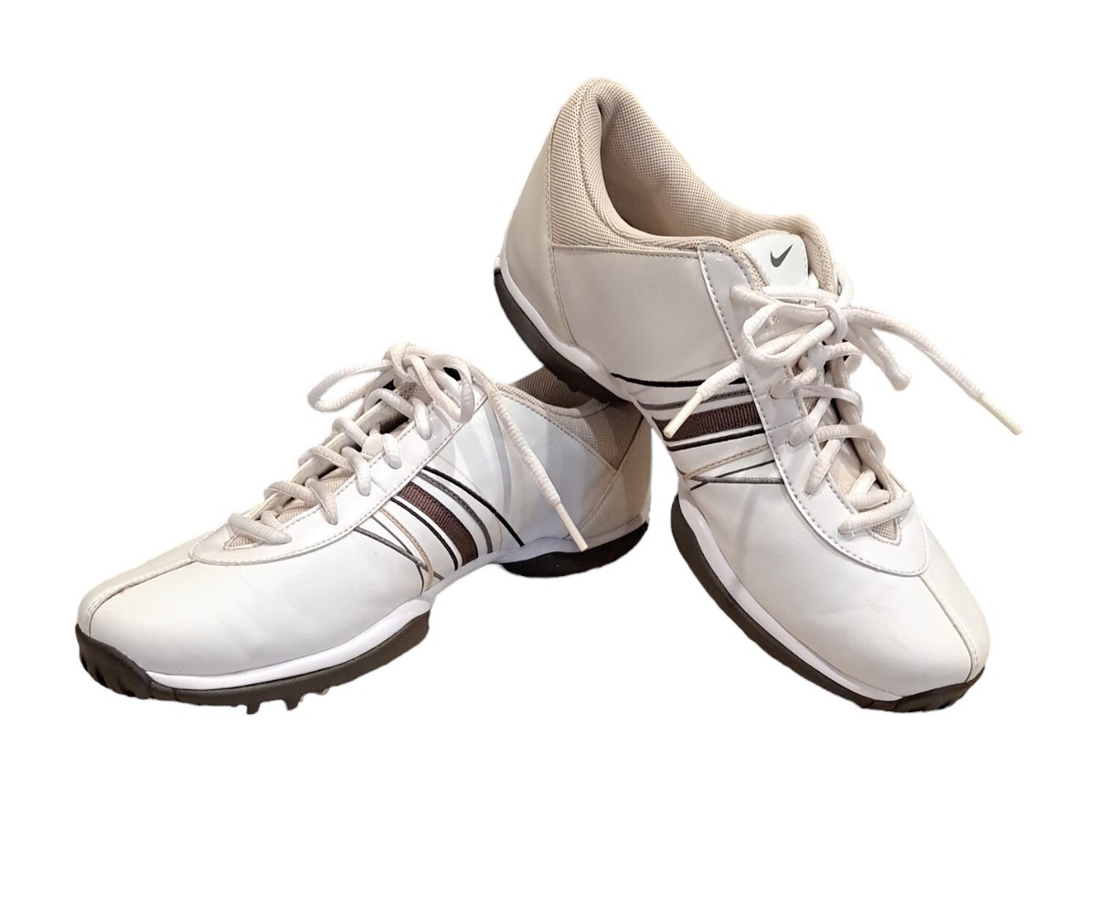 Nike Delight Womens Golf Shoes Size White 418355-122 Water Resistant