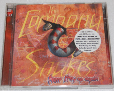 2 CD Box The Company Of Snakes Here They Go Again Best of Live Hardrock 2001